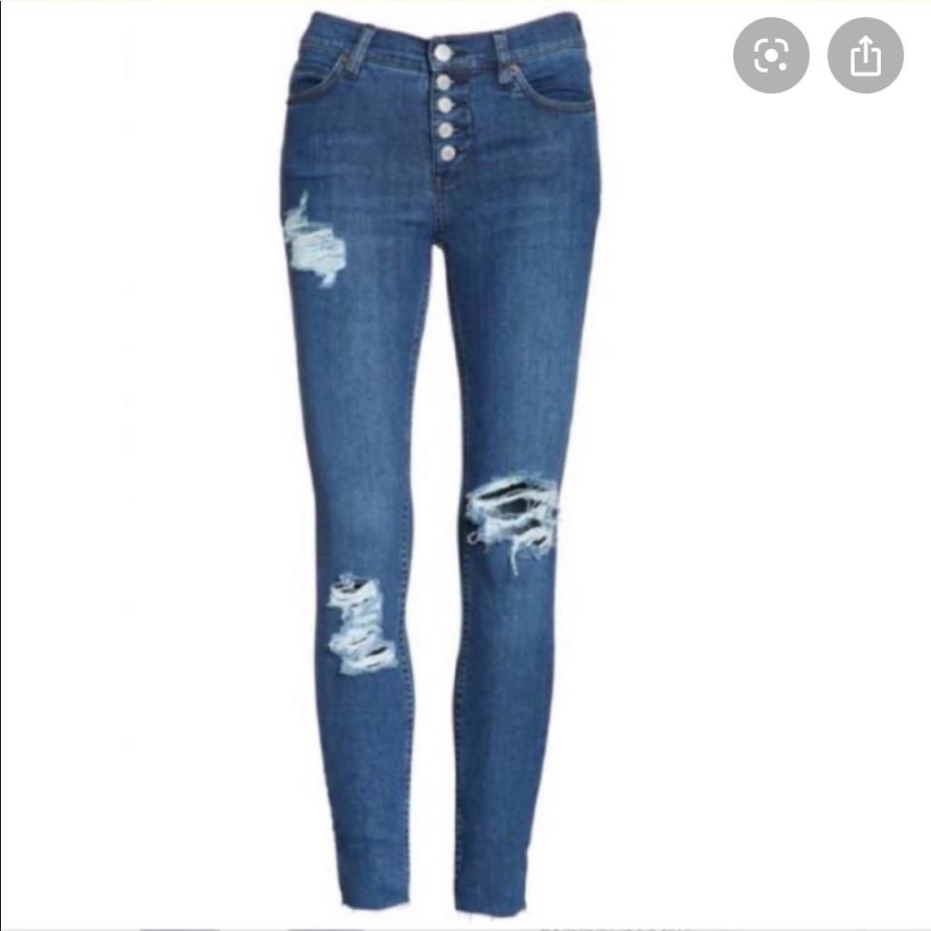 Free People Destroyed Reagan Skinny Jean Free People Destroyed Reagan Skinny Jean